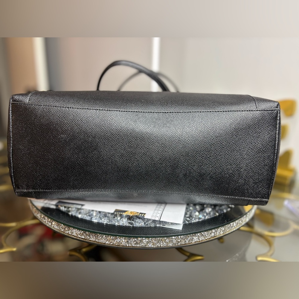 Coach 2018 Ava Tote Bag in black crossgrain leather NWOT - Picture 12 of 16